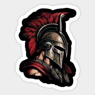 spartans never give up Sticker